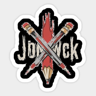 John Wick Pencil Sticker